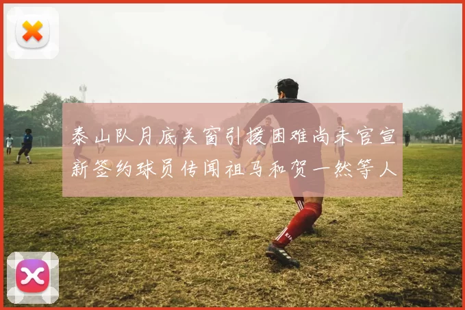 泰山队月底关窗引援困难尚未官宣新签约球员传闻祖马和贺一然等人